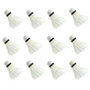 12Pcs Shuttlecocks with Durability Stability \u0026 Balance Badminton